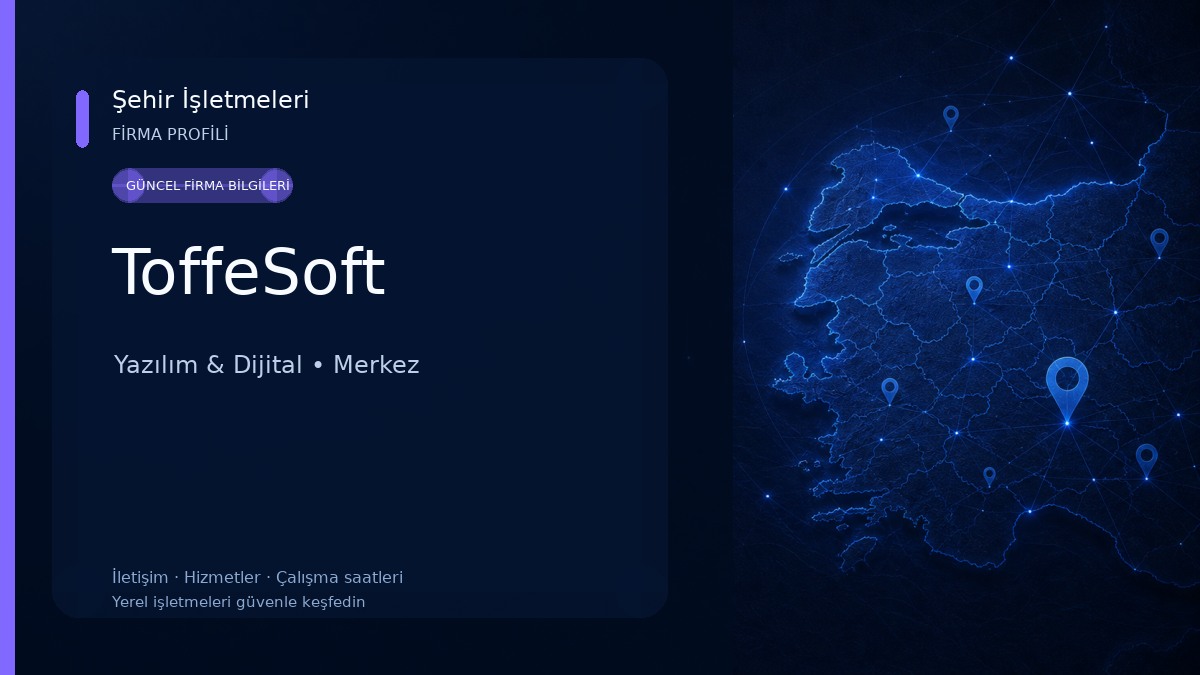ToffeSoft Yazılım & Dijital