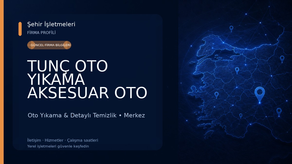 TUNÇ OTO YIKAMA AKSESUAR OTO KURTARICI
