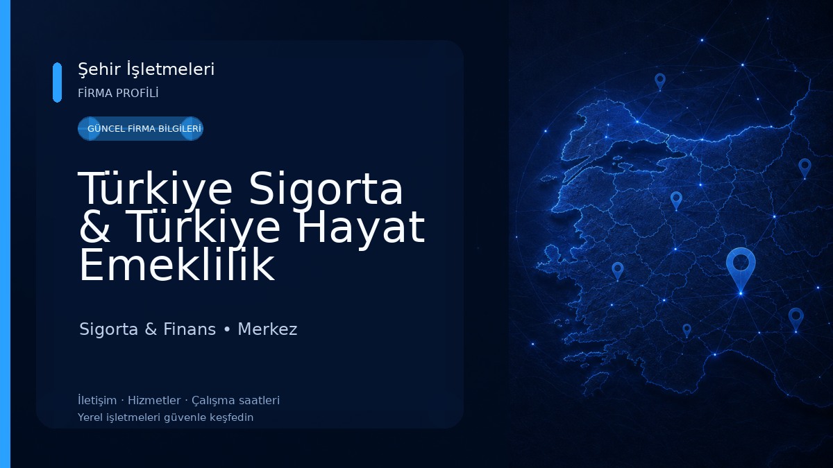 Türkiye Sigorta & Türkiye Hayat Emeklilik Sigorta & Finans