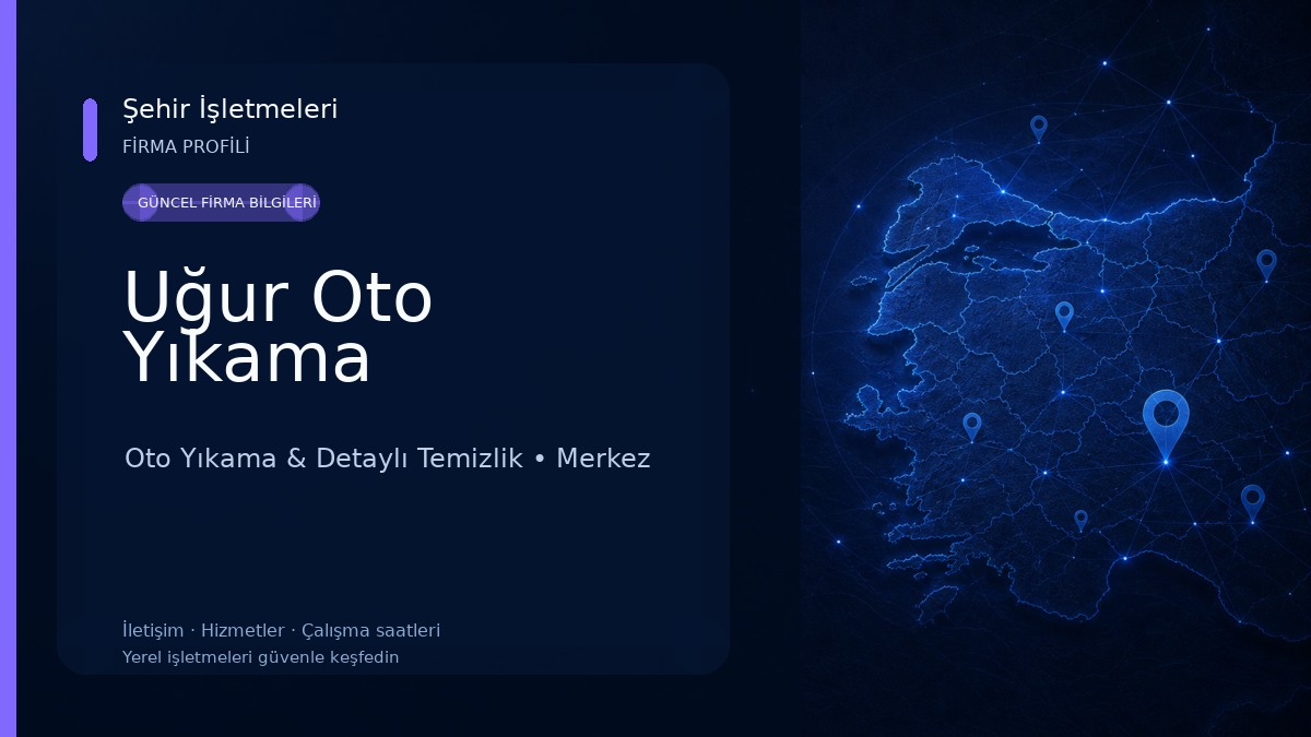 Uğur Oto Yıkama Oto Yıkama & Detaylı Temizlik