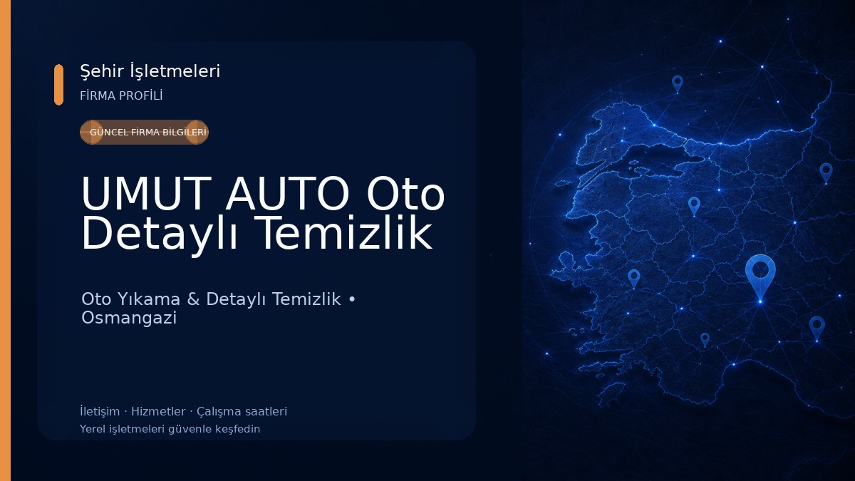 UMUT AUTO Oto Detaylı Temizlik Oto Yıkama & Detaylı Temizlik