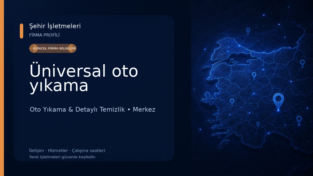 Üniversal oto yıkama