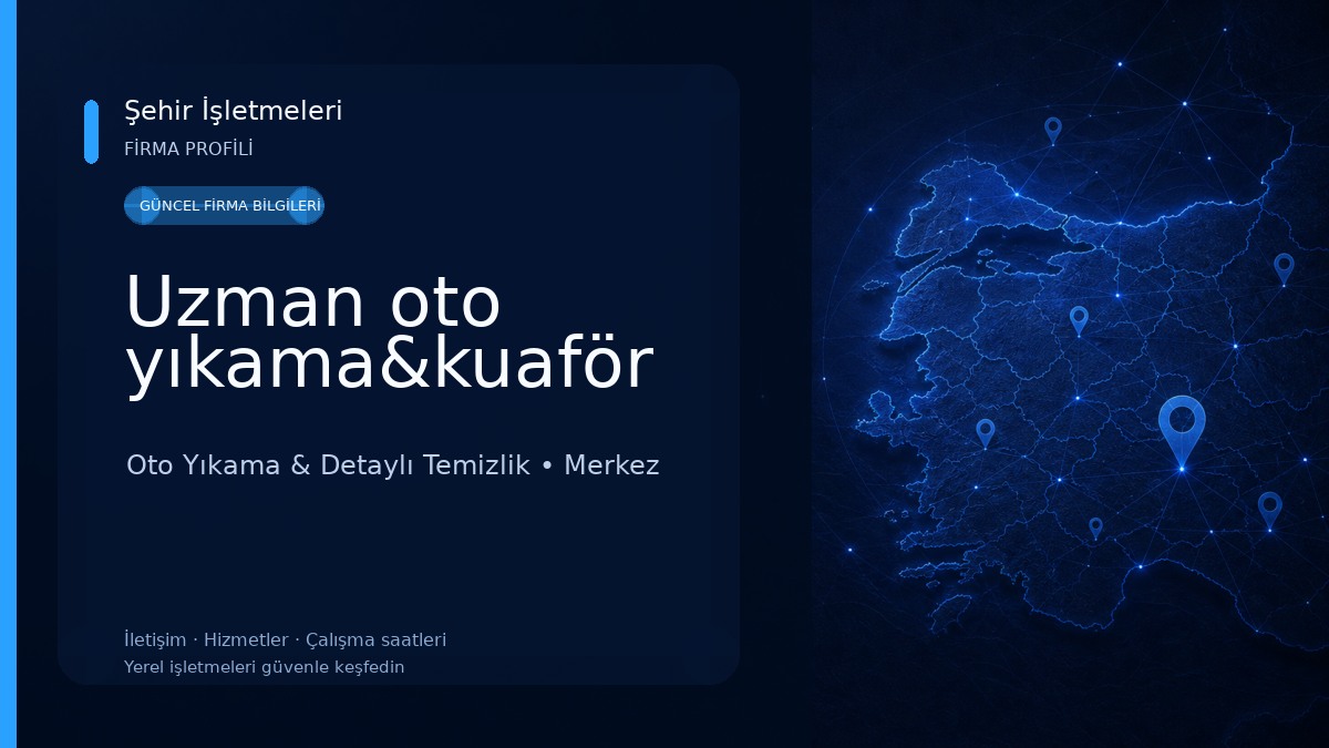 Uzman oto yıkama&kuaför Oto Yıkama & Detaylı Temizlik