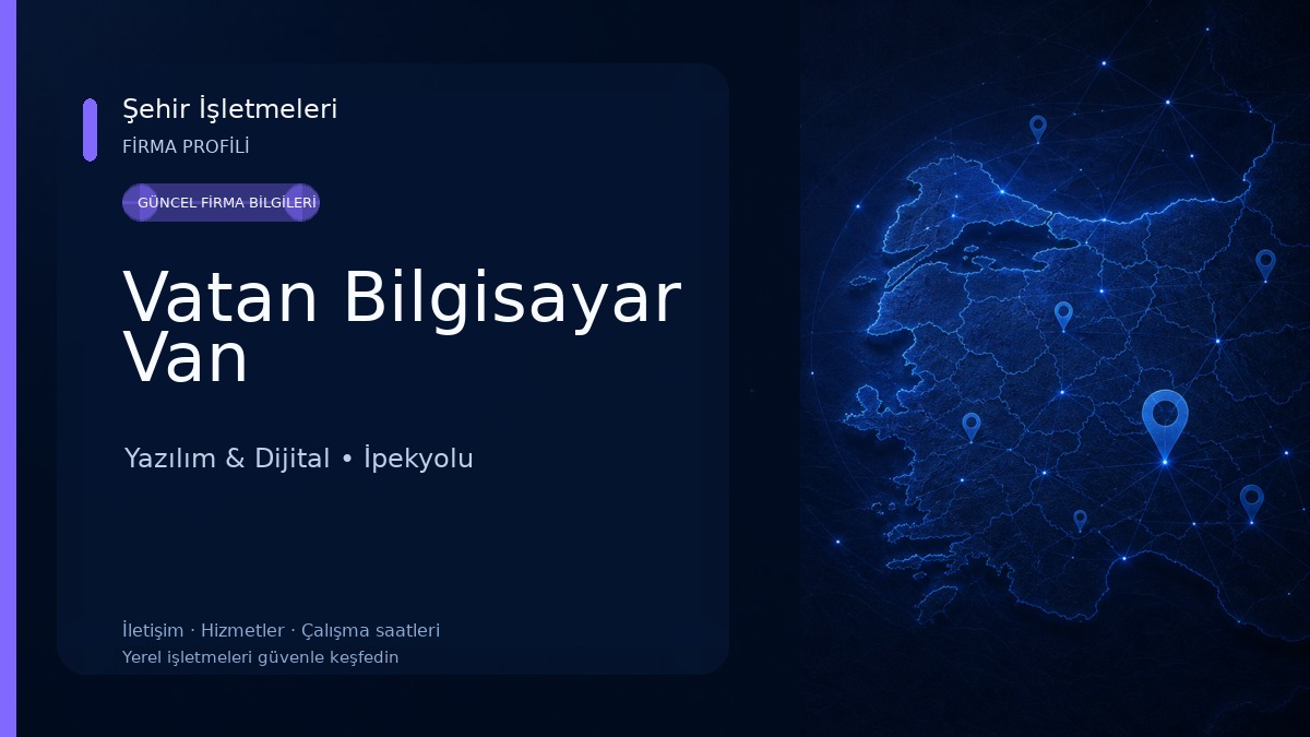 Vatan Bilgisayar Van Yazılım & Dijital
