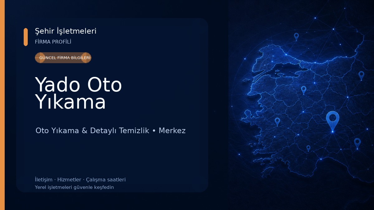Yado Oto Yıkama Oto Yıkama & Detaylı Temizlik