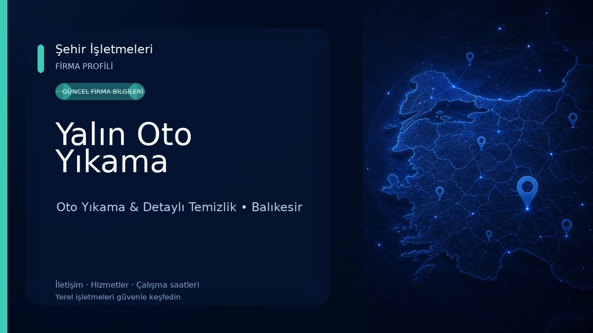 Yalın Oto Yıkama Oto Yıkama & Detaylı Temizlik