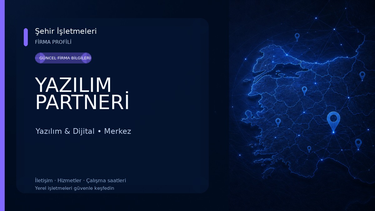 YAZILIM PARTNERİ 