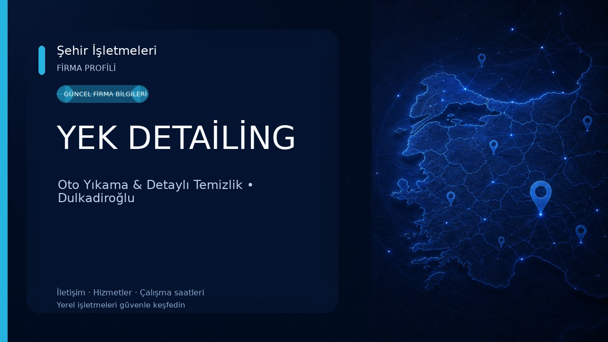 YEK DETAİLİNG Oto Yıkama & Detaylı Temizlik
