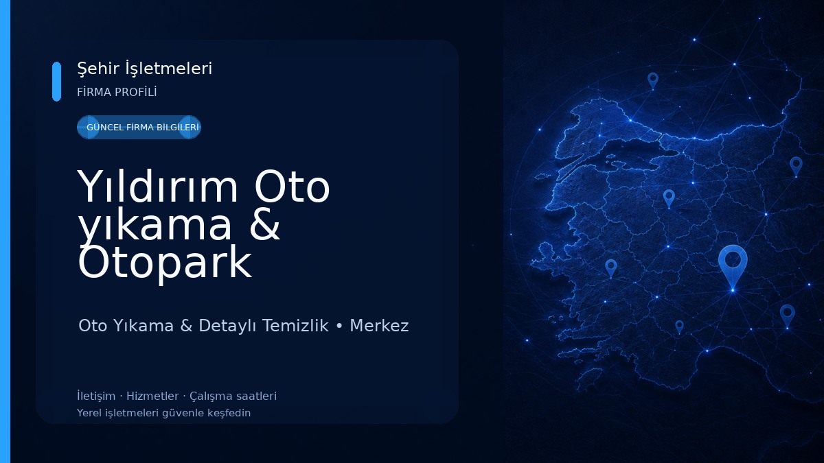 Yıldırım Oto yıkama & Otopark 
