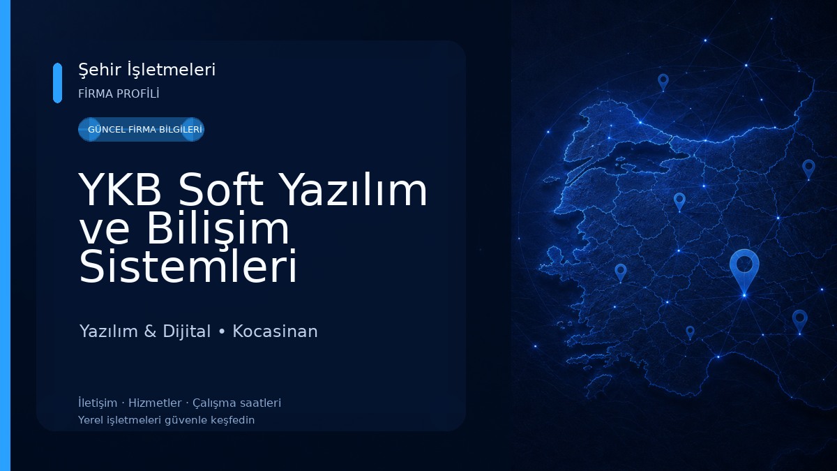 YKB Soft Yazılım ve Bilişim Sistemleri 