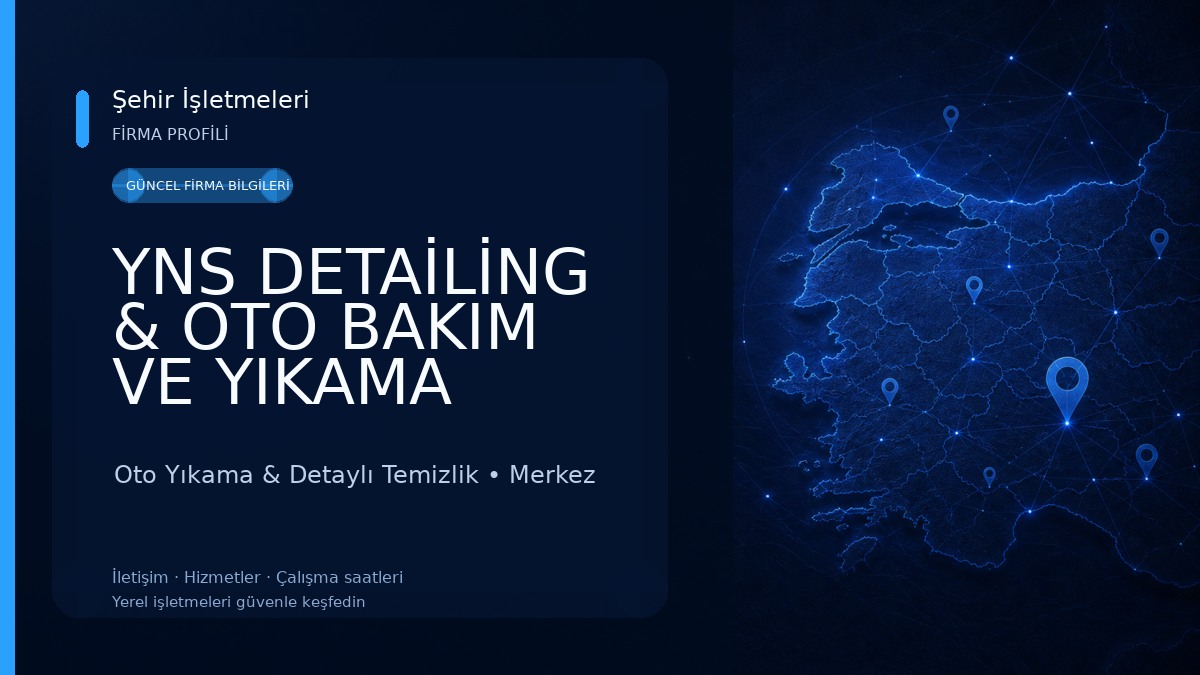 YNS DETAİLİNG & OTO BAKIM VE YIKAMA Oto Yıkama & Detaylı Temizlik