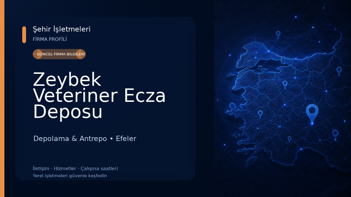 Zeybek Veteriner Ecza Deposu 